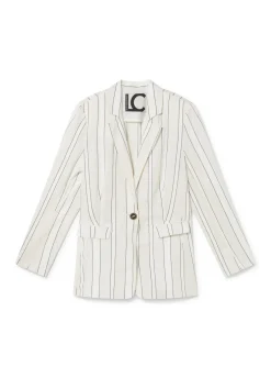 Americana blazer con rayas