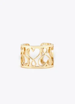 Anillo corazones infinitos maxi