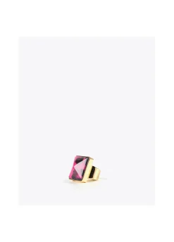 Anillo cristal animal print