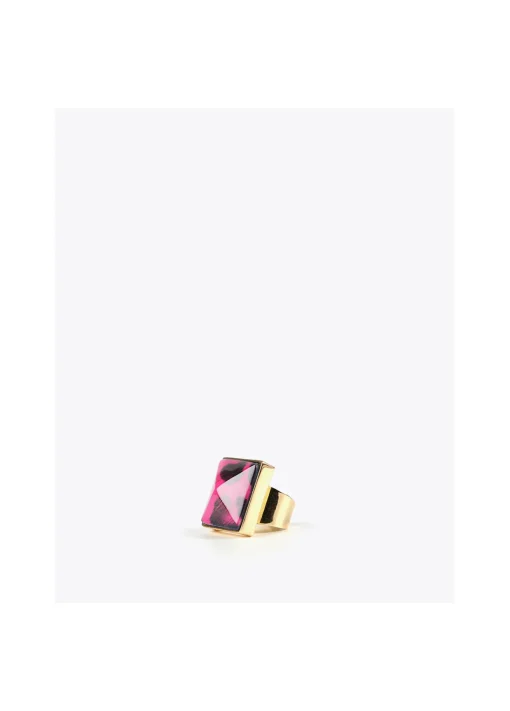 Anillo cristal animal print