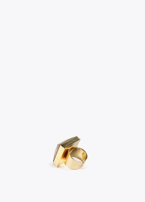 Anillo cristal animal print