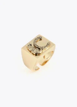 Anillo sello con logo animal