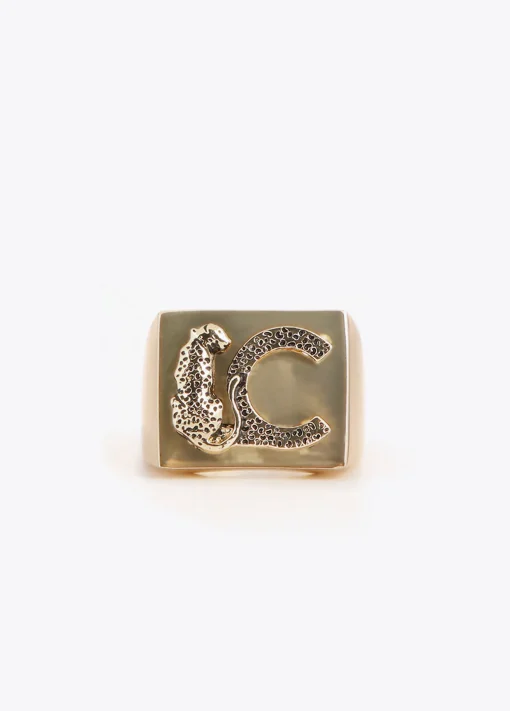 Anillo sello con logo animal