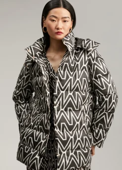 Anorak corto acolchado monograma