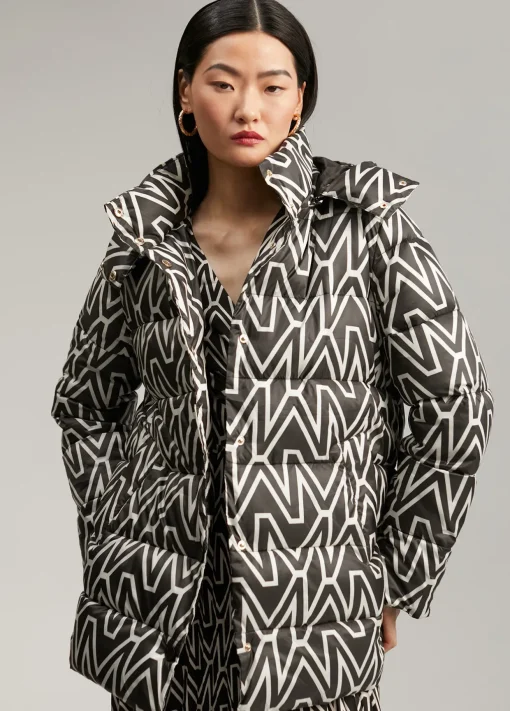 Anorak corto acolchado monograma
