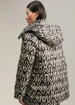 Anorak corto acolchado monograma