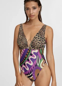 Bañador Animal Print y Paisley