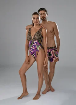 Bañador Animal Print y Paisley