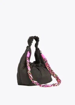 Bandolera acolchada asa trenzada
