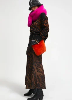 Bandolera efecto pelo
