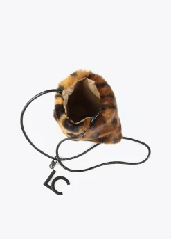 Bandolera efecto pelo animal