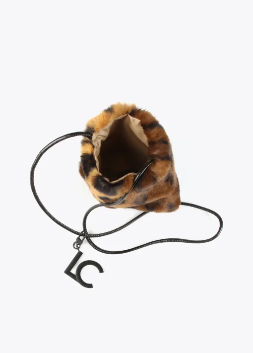 Bandolera efecto pelo animal
