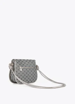 Bandolera gris jacquard