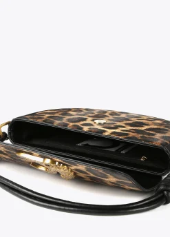 Bandolera media luna animal print