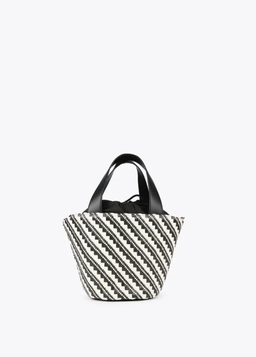 Bandolera tipo cesta efecto rafia