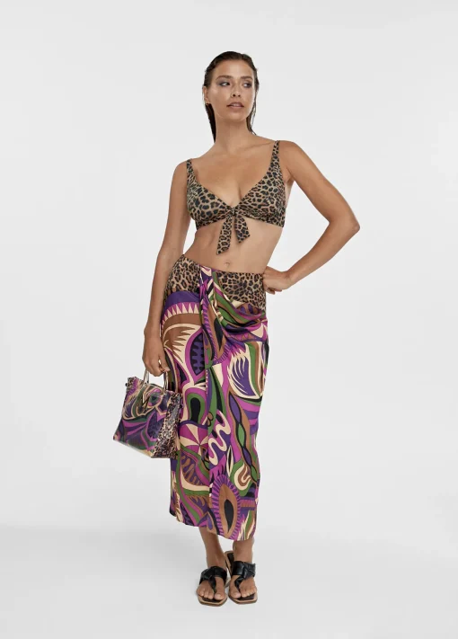Bikini animal print y pasley