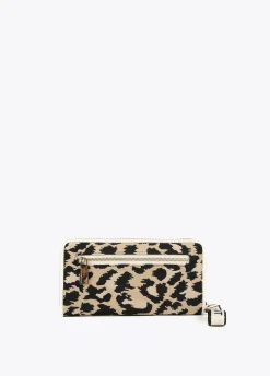 Billetero grande animal print