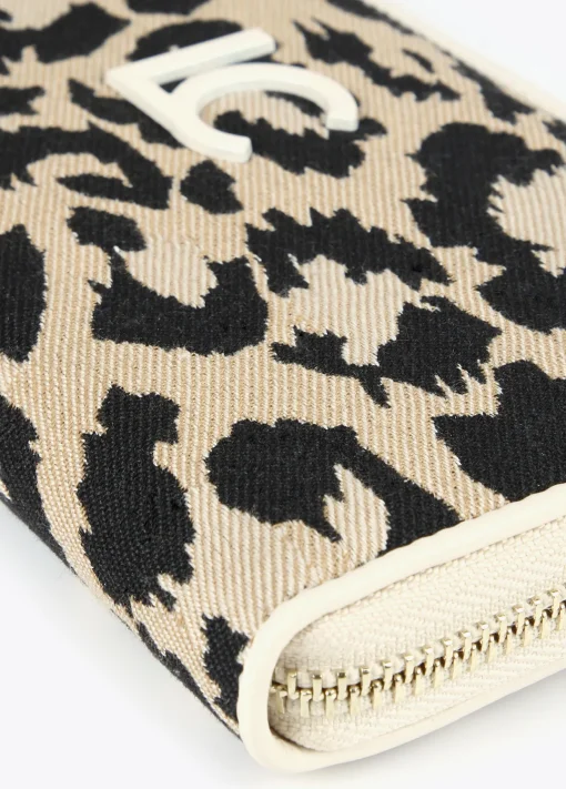 Billetero grande animal print