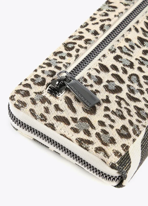 Billetero grande tejido zebra