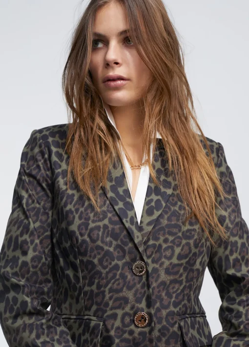 Blazer animal print