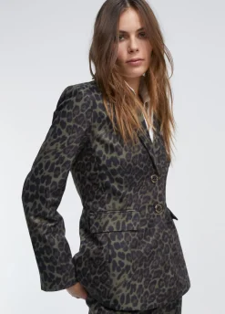 Blazer animal print