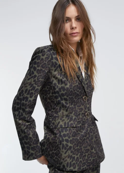 Blazer animal print
