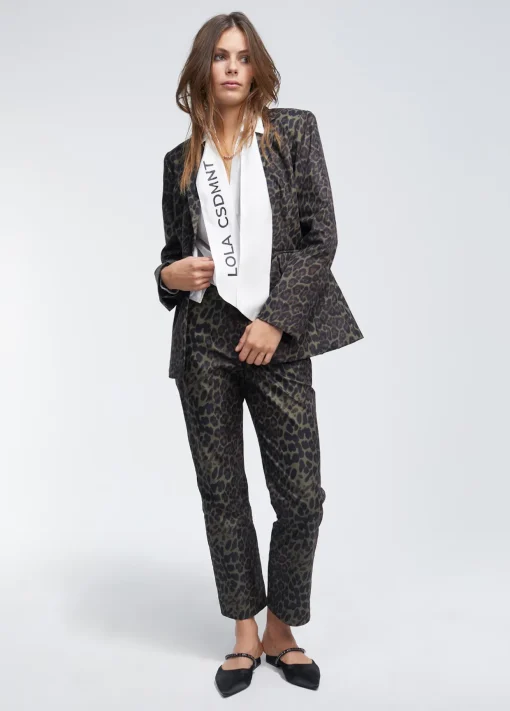 Blazer animal print