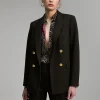 Blazer botón animal