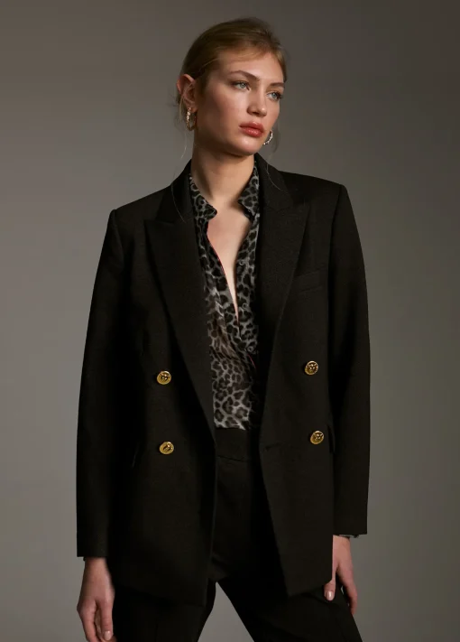 Blazer botón animal
