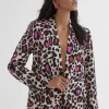 Blazer estampada animal