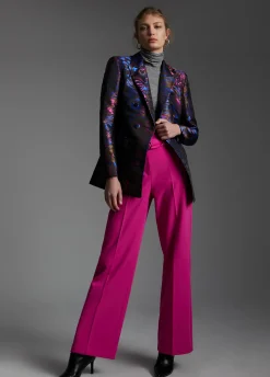 Blazer jacquard estampado