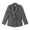 Blazer jacquard monograma