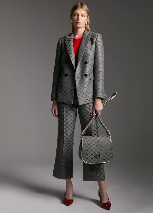 Blazer jacquard monograma