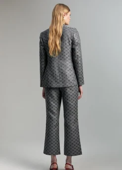 Blazer jacquard monograma