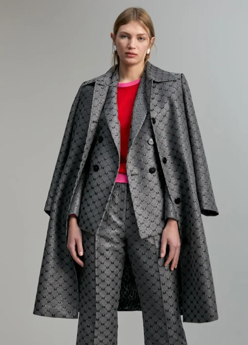 Blazer jacquard monograma