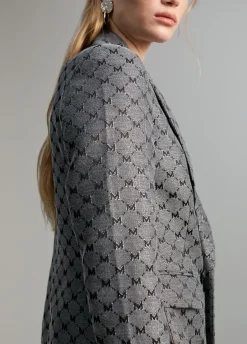 Blazer jacquard monograma