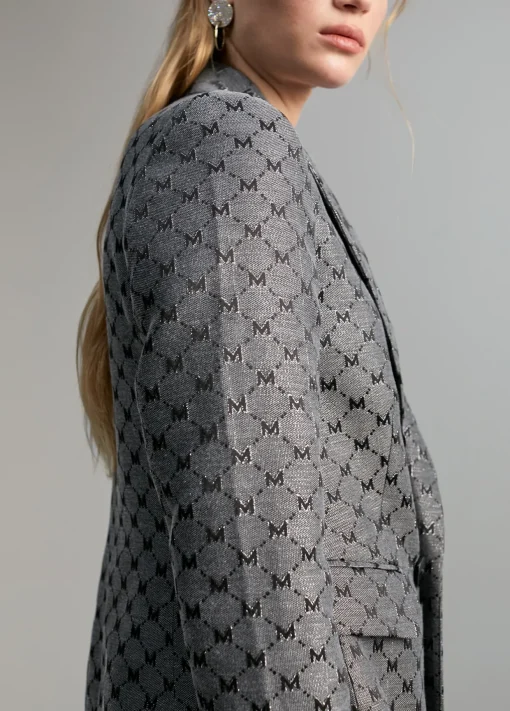 Blazer jacquard monograma