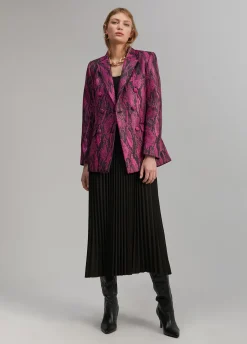 Blazer jacquard serpiente