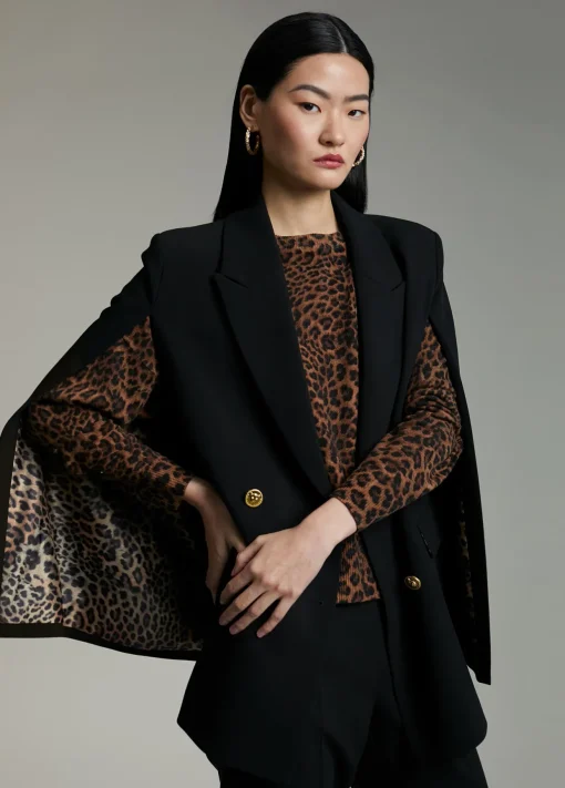 Blazer tipo capa
