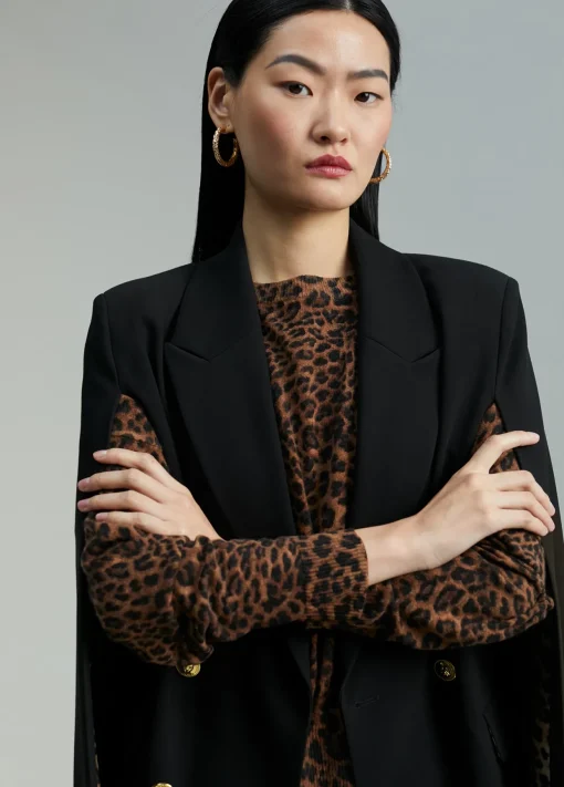 Blazer tipo capa
