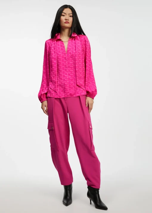 Blusa con lazo