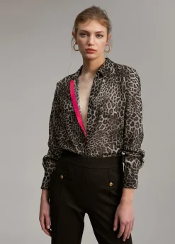 Blusa detalle contraste