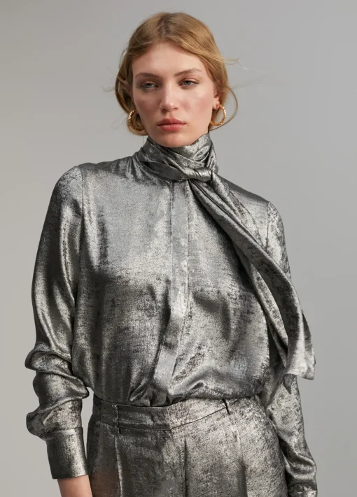 Blusa laminada lazada