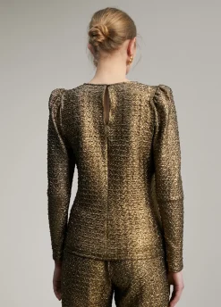 Blusa manga abullonada