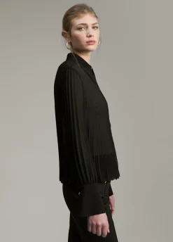 Blusa plisada