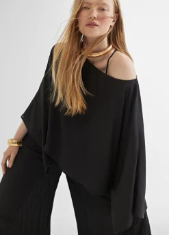 Blusa/capa satinada