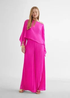 Blusa/capa satinada