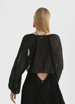 Bolero plisado