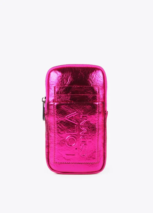 Bolsito porta móvil metalizado