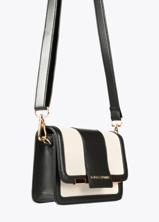 Bolso bandolera bicolor
